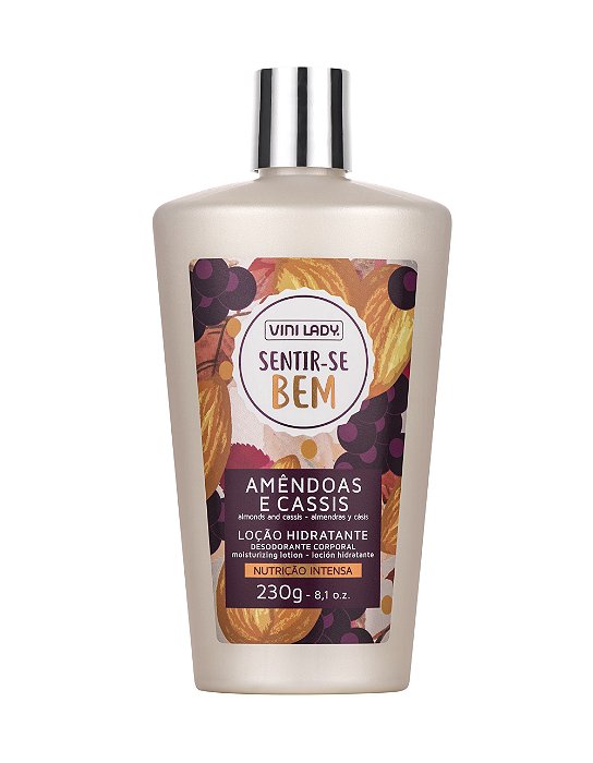 Loção Desodorante Hidratante Amêndoas e Cassis 230g