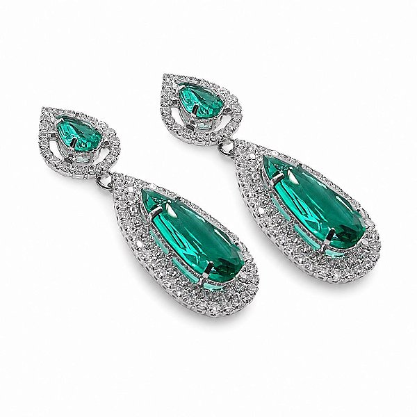 Brinco de Pressão BP Luz de Capri Verde Tiffany