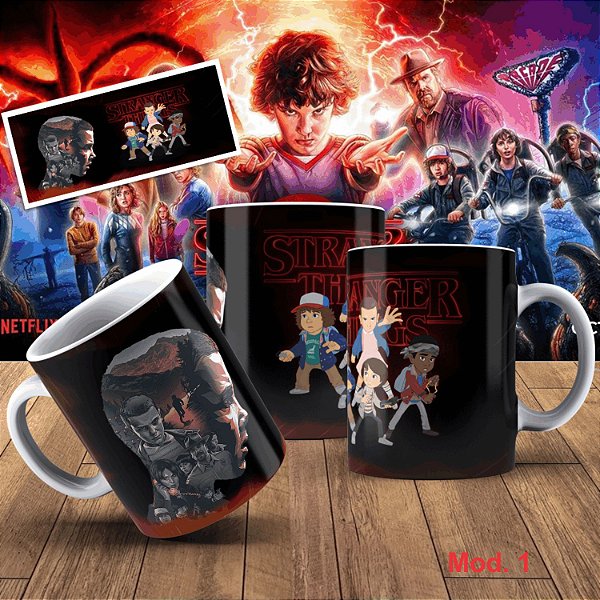 Caneca Stranger Things - Estampa 10 - Camisetas, Artigos ...