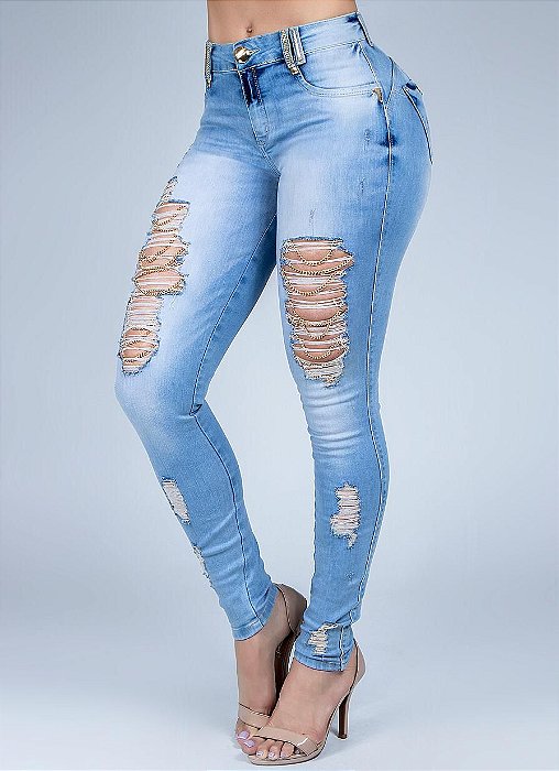 Calça Cigarrete Pit Bull Jeans Ref. 31103 - Menina Predileta - Pit Bull Jeans