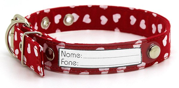Coleira com identificação para caes Clearance