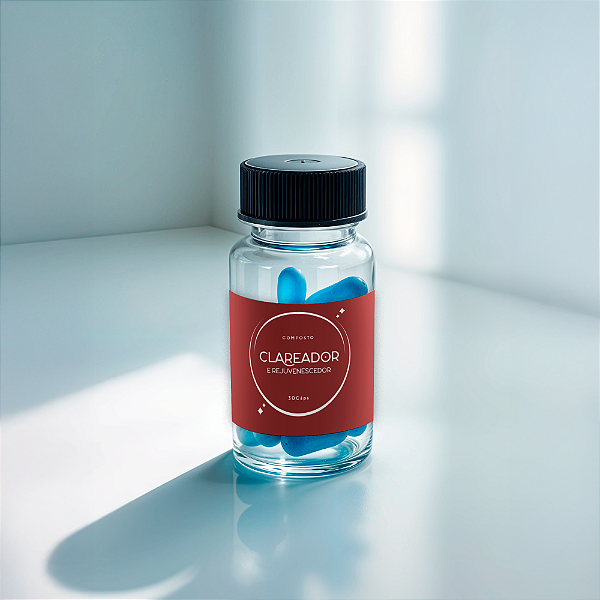 Composto clareador e rejuvenescedor Uso Oral 30 Cápsulas