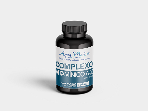 Complexo Vitaminico A-Z com Ginseng Uso Oral 120 Cápsulas