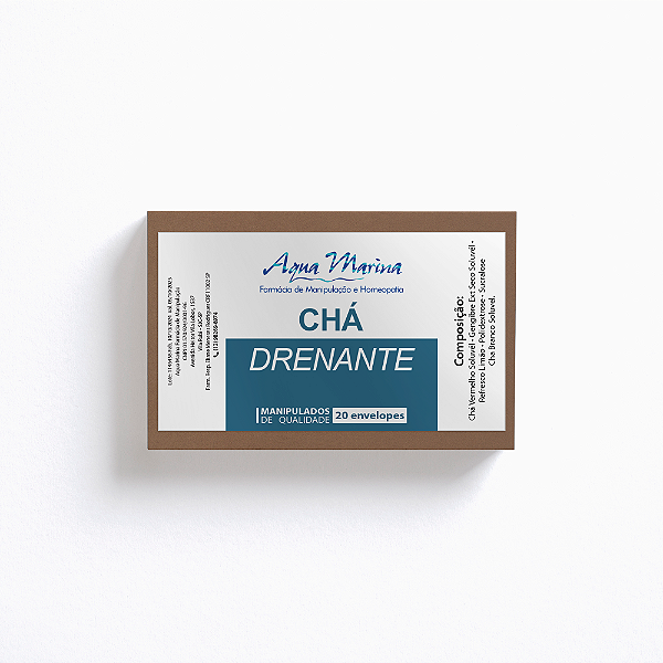 Chá Drenante Uso Oral 20 Envelopes