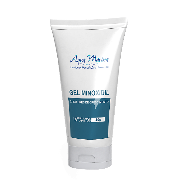 Gel Minoxidil C/ Fatores de Crescimento 50g