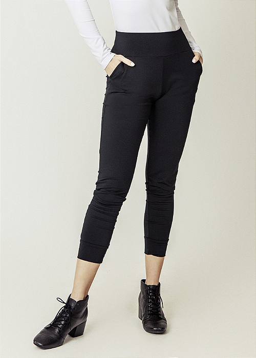 Calça Jogger Feminina Térmica Preta