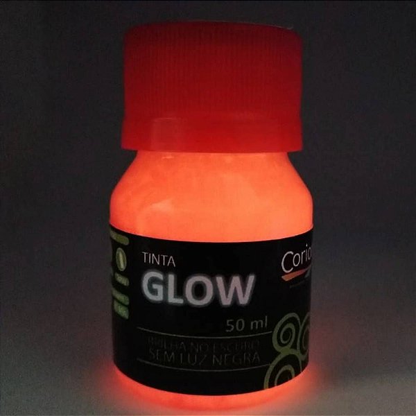 Kit Especial: Tinta Glow Corion 25ML + 1 Lanterna 9 Leds UV.