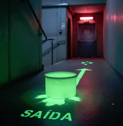 Sistema Fotoluminescente 1 Galao Corion LED Cell + Primer + Verniz Industrial - Alta Performance