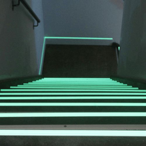 Tinta Glow Corion Fotoluminescente 450ml para Saida Emergencia, Escada, Sinalização. Brilha No Escuro Sem Luz Negra Divs Cores