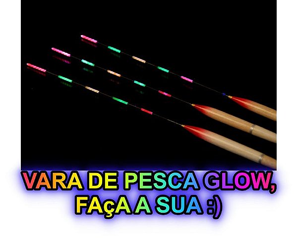 Kit Pintura Vara Pesca Corion Glow: 2 X 50ml Tinta Glow Corion + PRIMER P/ Brilhar No Escuro