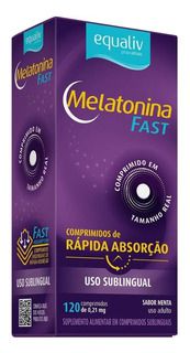 Melatonina Fast - sublingual - 120 comprimidos - Equaliv