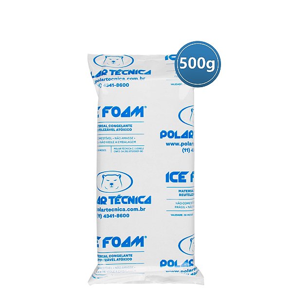 Gelo Artificial Espuma Ice Foam 500g | Caixa Fechada com 26 Unidades