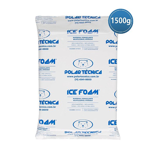 Gelo Artificial Espuma Ice Foam 1500g | Caixa Fechada com 10 unidades