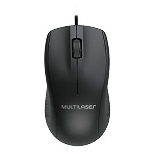 Mouse Ótico c/fio USB MO308 Preto - Multilaser