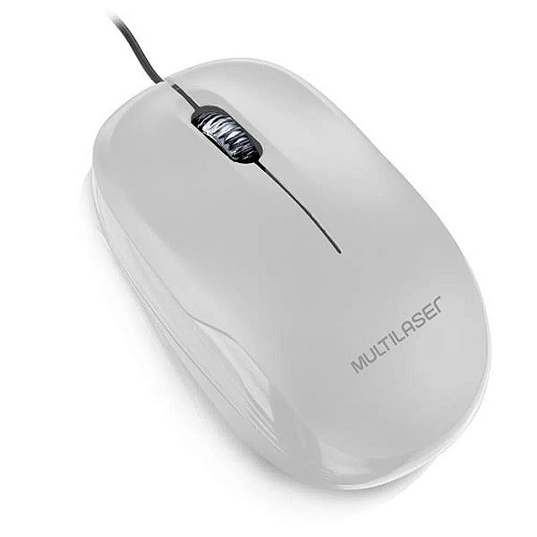 Mouse Optico Box USB - branco - MO294 - Multilaser