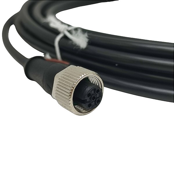 S12-5FVG-050 CABO CONECTOR M12 5P RETO 5M PVC CONTRINEX