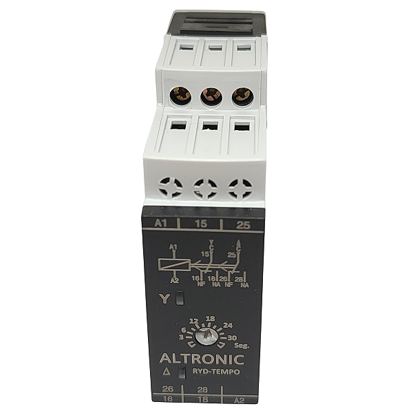 RYD 01 MC RELÉ DE TEMPO 24-240VCA 30 SEGUNDOS ALTRONIC