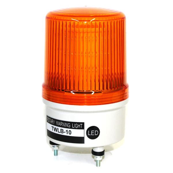 TWLB-10L7O SINALIZADOR DE EMERGÊNCIA ROTATIVO LED+BUZZER 24V LARANJA METALTEX