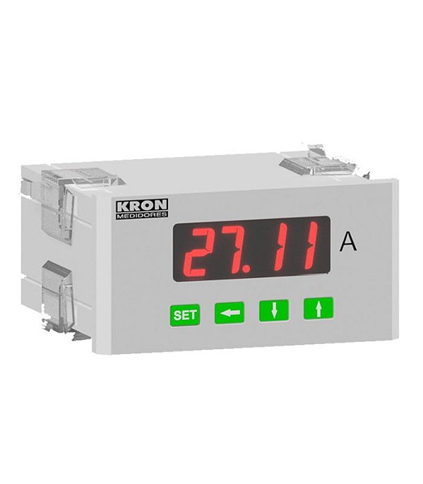 IKRON 48 E AMPERÍMETRO 5ACA 60HZ ALIMENTAÇÃO 85-265 AC/DC JK03010265100 KRON MEDIDORES