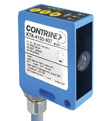 KTS-4155-407 SENSOR DE MARCA 12MM SAÍDA À CONECTOR M12 4P CONTRINEX