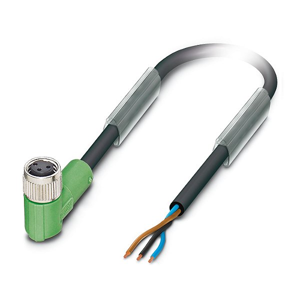 SAC-3P- 2,0-PUR/M 8FR CABO SENSOR/ATUADOR 3 PÓLOS 2M 1504835 PHOENIX CONTACT