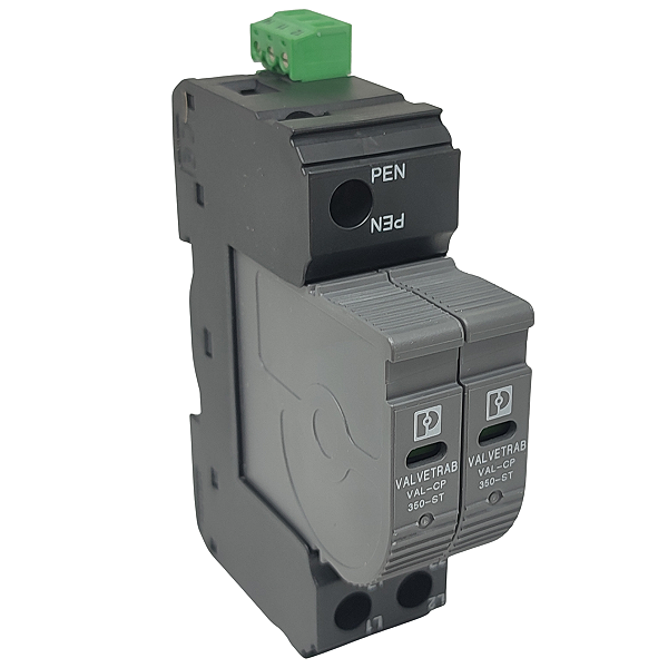 VAL-CP-2C-350 PROTETOR CONTRA SOBRETENSÃO TIPO 2 2859589 PHOENIX CONTACT