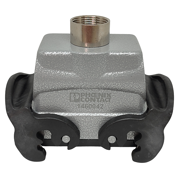 HC-B 10-KMQ-N-O1PG16 CAIXA DE ACOPLAMENTO HEAVYCON B10 SAIDA DE CABO RETA 1460042 PHOENIX CONTACT