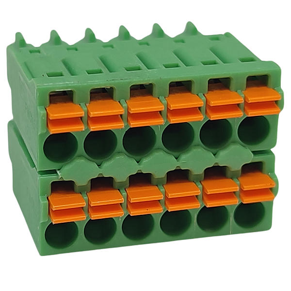 FMCD 1,5/ 6-ST-3,5 CONECTOR DA PLACA DE CIRCUITO IMPRESSO VERDE 1738843 PHOENIX CONTACT