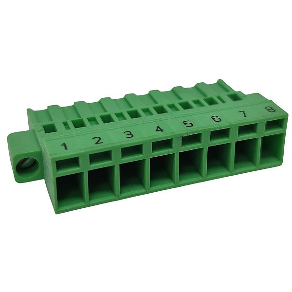MSTBC 2,5/ 8-STZF-5,08 BD:1-8 CONECTOR PARA PLACA DE CIRCUITO IMPRESSO VERDE 1726703 PHOENIX CONTACT