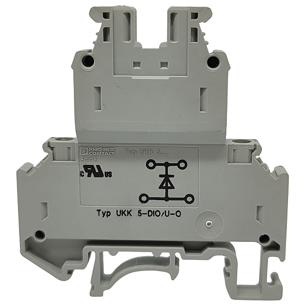 UKK 5-DIO/U-O BORNE PARA COMPONENTES CONEXÃO A PARAFUSO CINZA 2791032 PHOENIX CONTACT