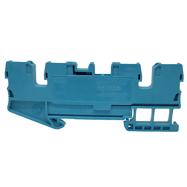 ST 2,5-QUATTRO/4P BU BORNE CONECTOR DE PASSAGEM AZUL 3042081 PHOENIX CONTACT