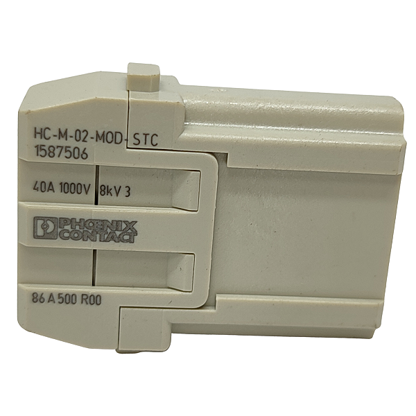 HC-M-02-MOD-STC MÓDULO DE CONTATO FÊMEA/MACHO CONEXÃO PARA CRIMP 1587506 PHOENIX CONTACT
