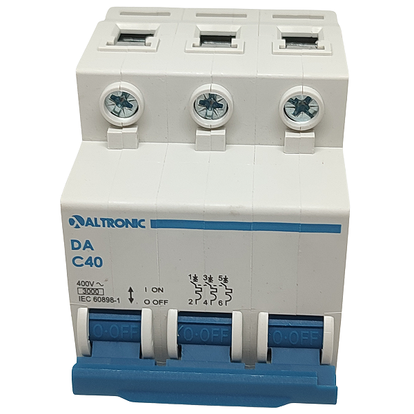 DA3-C3040 MINIDISJUNTOR TRIPOLAR CURVA C 3KA 40A ALTRONIC