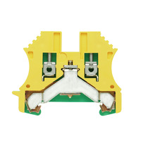 WPE 2.5 /35 CONECTOR CONEXÃO A PARAFUSO 2,5 MM² 300A VERDE/AMARELO 1010000000 WEIDMULLER