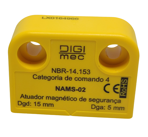 NAMS-02 ATUADOR PARA SENSOR MAGNÉTICO DE SEGURANÇA DIGIMEC