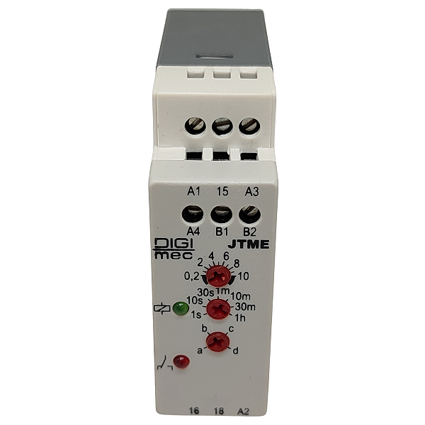 JTME TEMPORIZADOR MULTIESCALA E MULTIFUNÇÃO 110/220VCA + 24VCA/VCC DIGIMEC