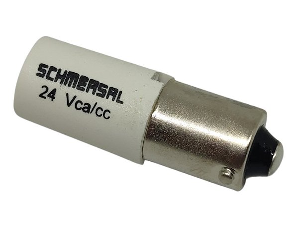 S1LS/10 24VCA/CC BA9S SINALIZADOR 1 LED SMD ALTO BRILHO BA9S BRANCO 19174310 SCHMERSAL