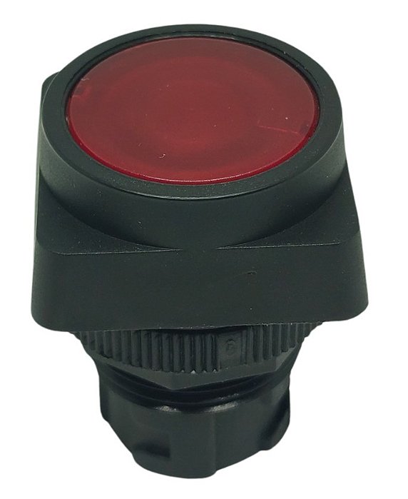 BPQ2/13 BOTÃO 22MM FACEADO QUADRADO VERMELHO 13076113 SCHMERSAL