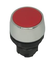 B2/03 BOTÃO 022 FACEADO CROMADO VERMELHO 13001003 SCHMERSAL