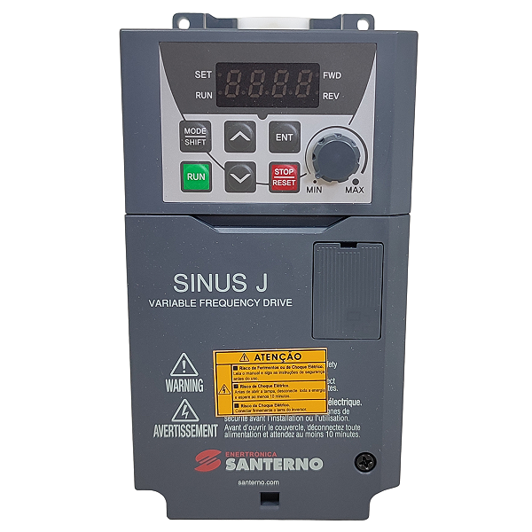 SINUS J 0002 4T BA2K2 INVERSOR DE FREQUENCIA TRIFÁSICO 380-480V ZZ0173008 SANTERNO