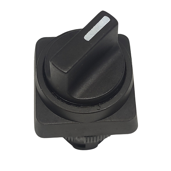 ACPQ2 90/01 COMUTADOR 22MM CURTO 2 TRAVAS DEFASADO QUADRADO PRETO 13082501 SCHMERSAL
