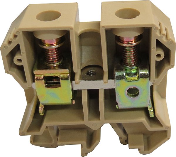 MTB35EN CONECTOR DE PASSAGEM 35MM PARA TRILHOS TS32 E TS35 BEGE I12188 METALTEX