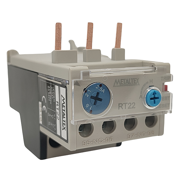 RT22-2.5A RELÉ TÉRMICO 1,6-2,5A PARA CT9 À 22 I19756 METALTEX