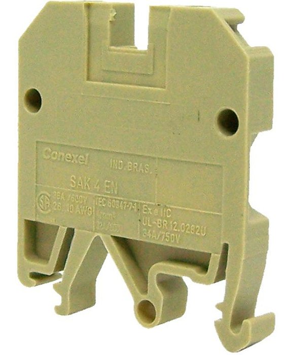 SAK 4 EN CONECTOR DE PASSAGEM (BORNE) WEIDMULLER CONEXEL C012836.0100