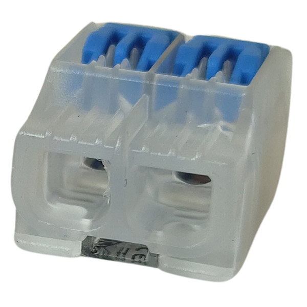 K007-1692 CONECTOR DE EMENDA ALAVANCA ENGATE RÁPIDO 2 VIAS WECO 100 UNID.