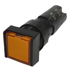 LU202/14 BOTÃO 16MM QUADRADO FACEADO IMPULSO AMARELO 2NA+2NF 11601114 SCHMERSAL