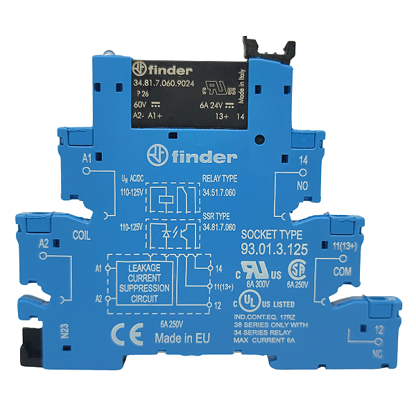38.81.3.125.9024 RELÉ MODULAR DE INTERFACE FINDER