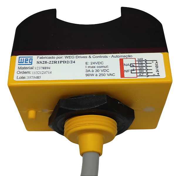 SS28-22R1PD2/24 BOTOEIRA CONTÍNUA	1NA+1NF 24VCC 12378894 WEG