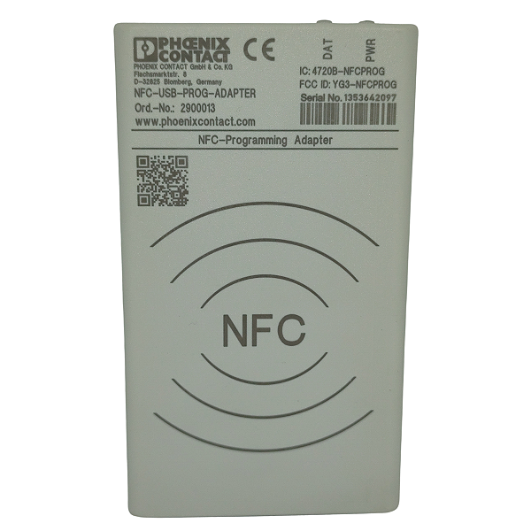 NFC-USB-PROG-ADAPTER ADAPTADOR DE PROGRAMAÇÃO 2900013 PHOENIX CONTACT