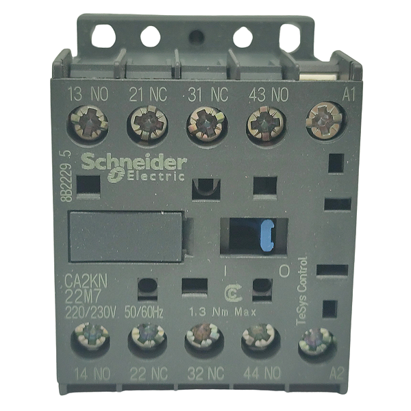 CA2KN22M7 CONTATOR AUXILIAR K 2NA+2NF 220V 50/60HZ SCHNEIDER